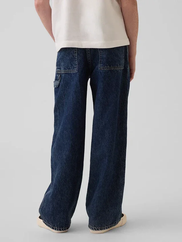 Baggy Carpenter-Jeans for barn