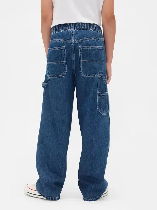 Baggy Carpenter-Jeans for barn
