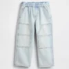 Baggy Carpenter-jeans med elastisk linning for Baby og Småbarn