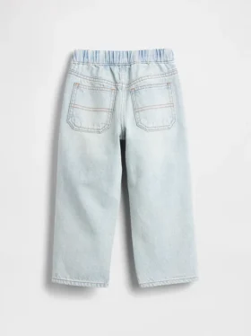 Baggy Carpenter-jeans med elastisk linning for Baby og Småbarn