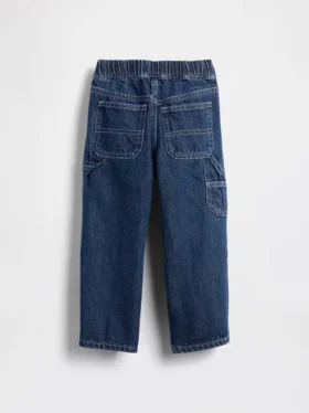 Baggy Carpenter-jeans med elastisk linning for Baby og Småbarn