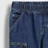 Baggy Carpenter-jeans med elastisk linning for Baby og Småbarn