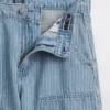 Baggy Carpenter-Jeans med striper og doble knær for barn