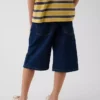 Baggy denim shorts for barn