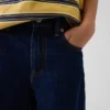 Baggy denim shorts for barn