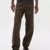 Baggy-Jeans i rutete kanvas