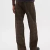 Baggy-Jeans i rutete kanvas