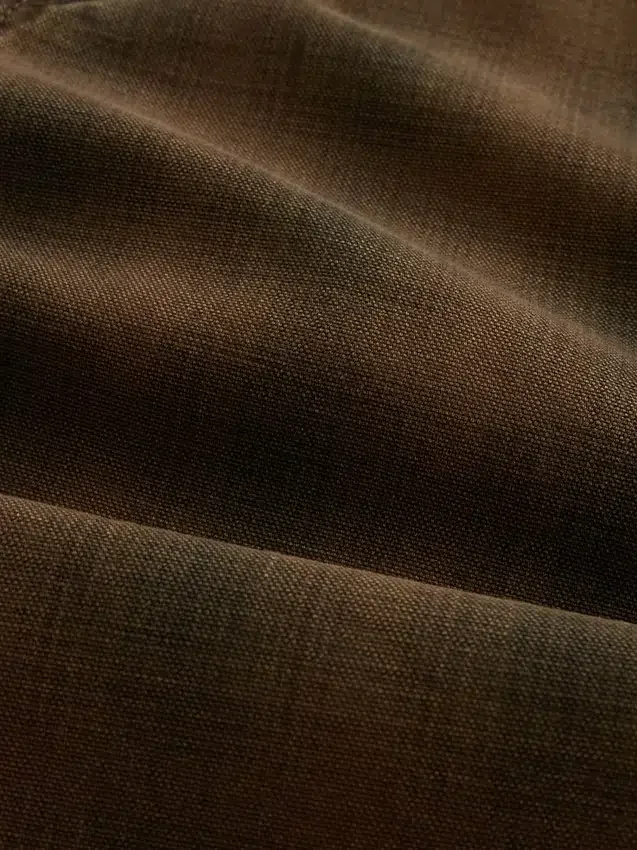 Baggy-Jeans i rutete kanvas