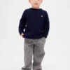 Baggy-jeans med elastisk linning for Baby og Småbarn