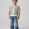 Baggy-jeans med elastisk linning for Baby og Småbarn
