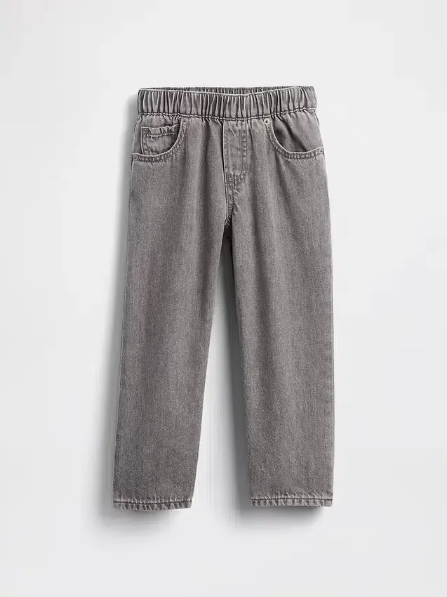 Baggy-jeans med elastisk linning for Baby og Småbarn