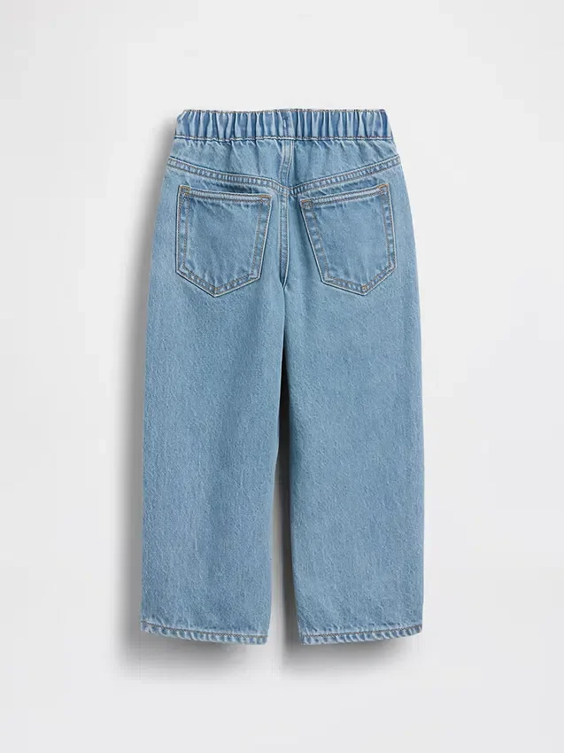Baggy-jeans med elastisk linning for Baby og Småbarn