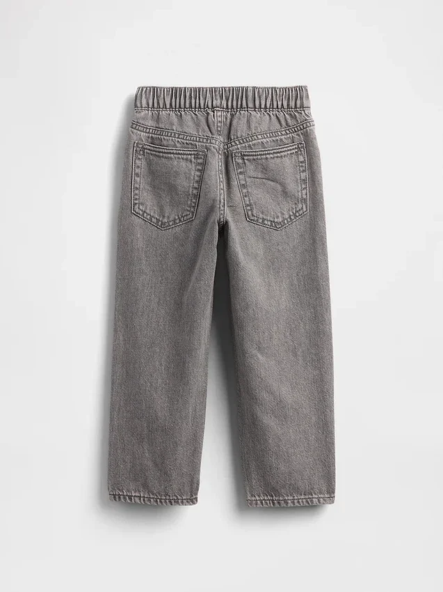 Baggy-jeans med elastisk linning for Baby og Småbarn