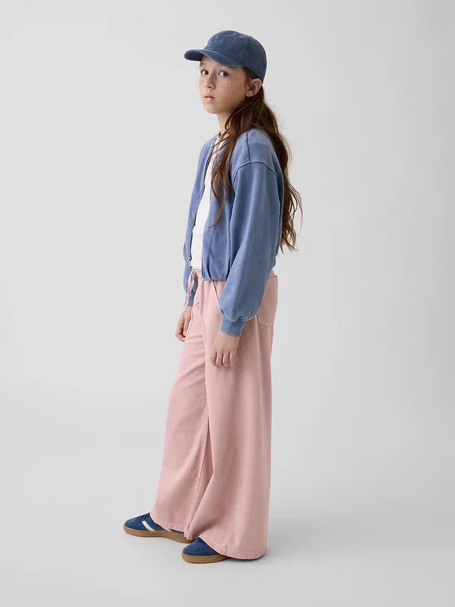 Baggy-Jeans med lav midje for barn