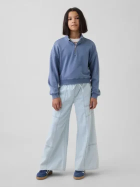 Baggy-Jeans med lav midje for barn