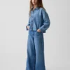 Baggy-Jeans med lav midje for barn
