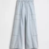Baggy-Jeans med lav midje for barn