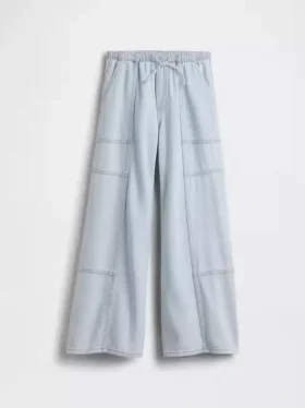 Baggy-Jeans med lav midje for barn