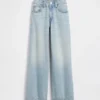 Baggy-Jeans med lav midje for barn