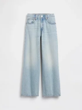 Baggy-Jeans med lav midje for barn