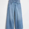 Baggy-Jeans med lav midje for barn