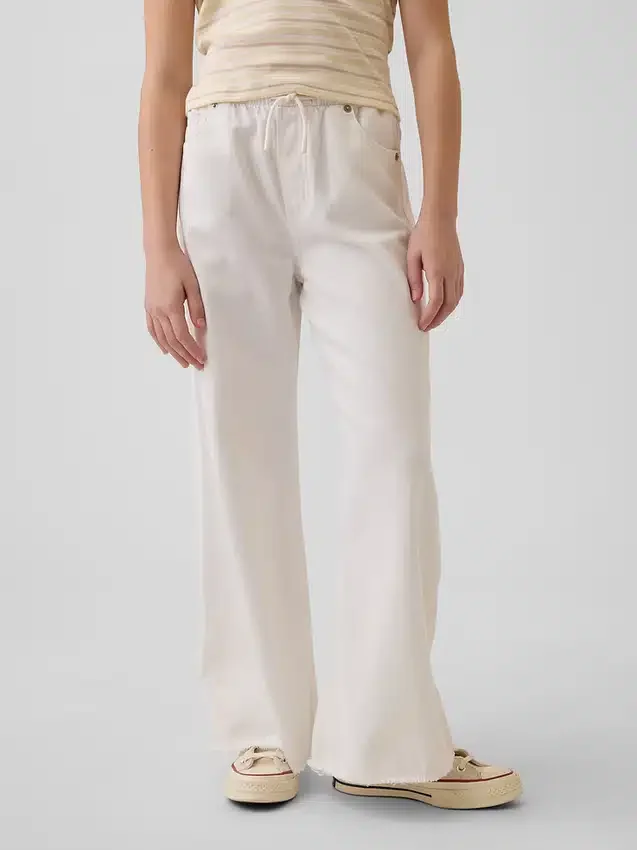 Baggy-Jeans med lav midje for barn