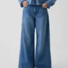 Baggy-Jeans med lav midje for barn