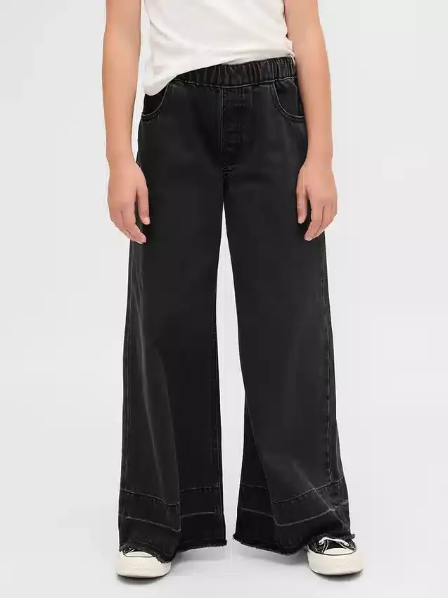Baggy-Jeans med lav midje for barn