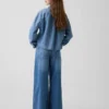 Baggy-Jeans med lav midje for barn