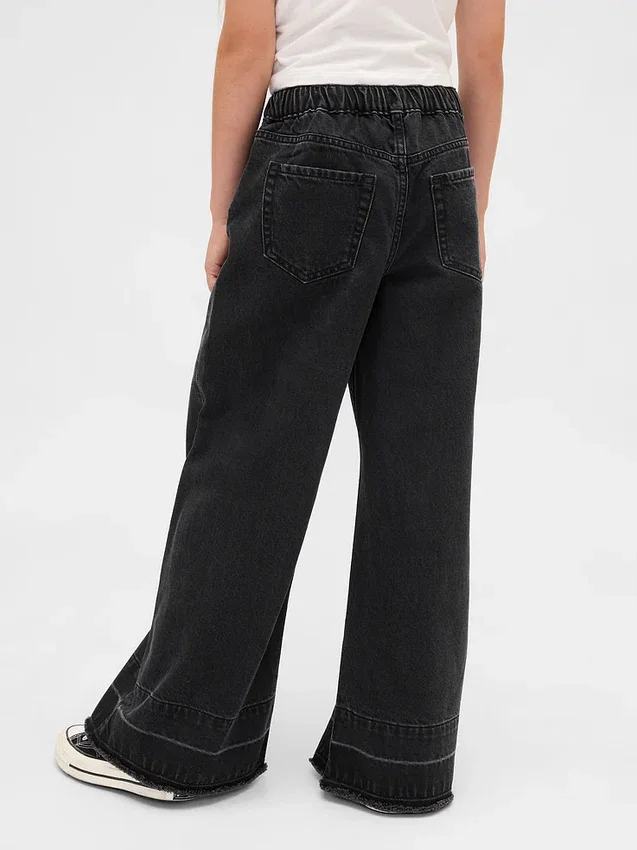 Baggy-Jeans med lav midje for barn