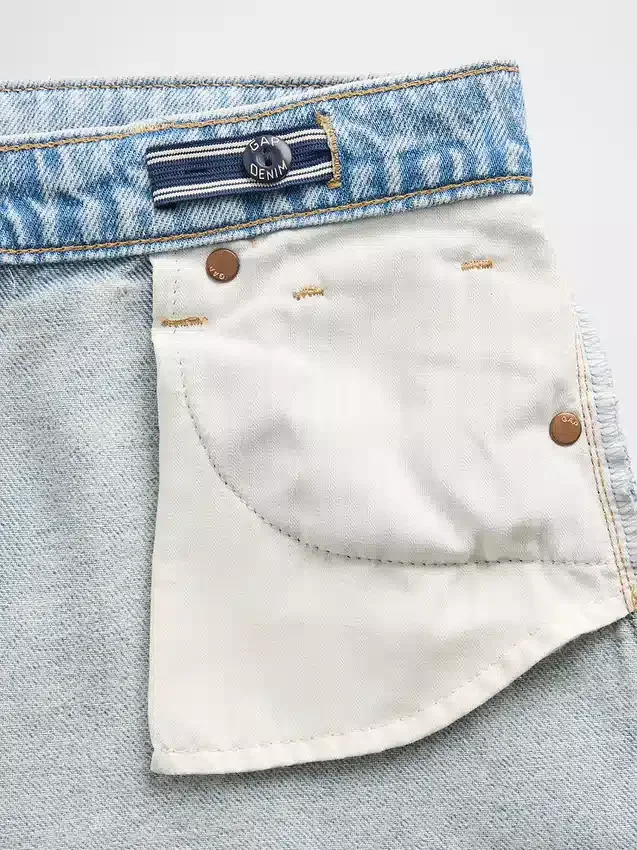 Baggy-Jeans med lav midje for barn