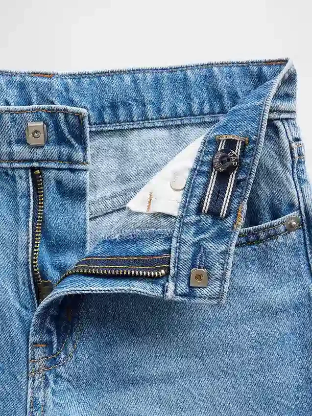 Baggy-Jeans med lav midje for barn