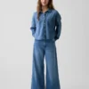 Baggy-Jeans med lav midje for barn