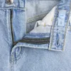 Baggy-Jeans med lav midje og blonderkant for barn