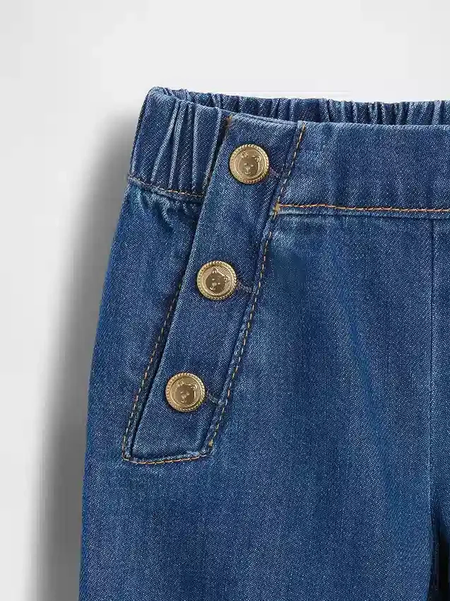 Baggy-jeans med sjømannsmotiv for Baby og Småbarn