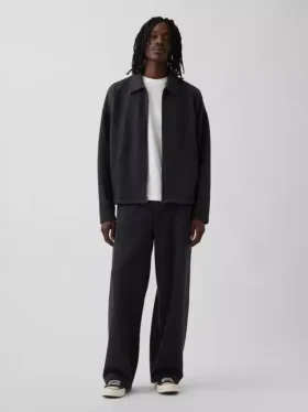 Baggy joggebukse i tykk bomullsblanding for voksne