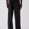 Baggy joggebukse i tykk bomullsblanding for voksne