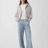 Baggy joggebukse med Jeans-mønster