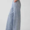 Baggy joggebukse med Jeans-mønster