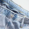 Baggy joggebukse med Jeans-mønster
