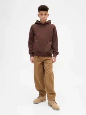 Baggy taper-Jeans for barn