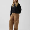 Baggy taper-Jeans for barn
