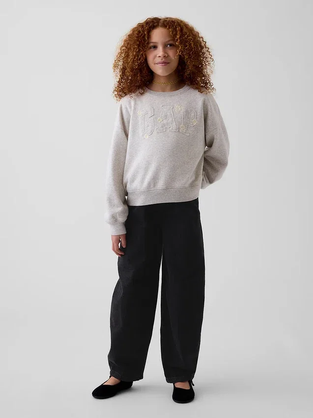Baggy taper-Jeans for barn