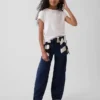 Baggy Taper-Jeans for barn