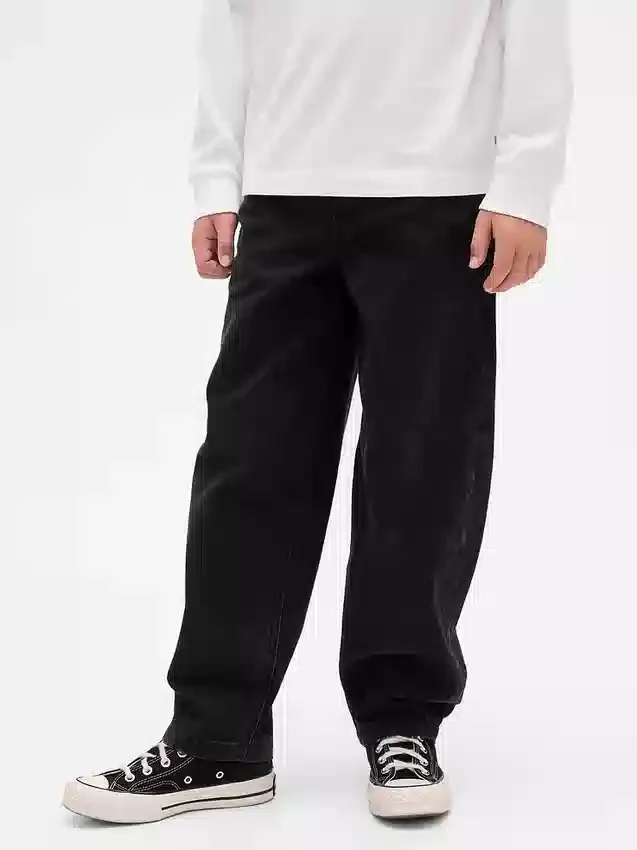 Baggy taper-Jeans for barn