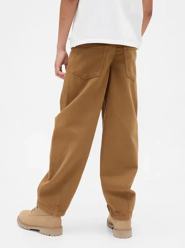 Baggy taper-Jeans for barn
