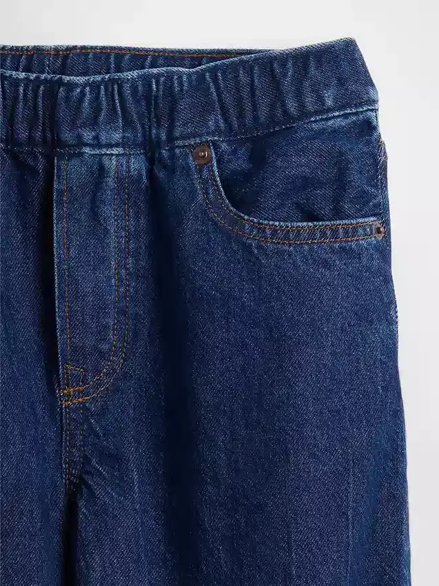 Baggy Taper-Jeans for barn