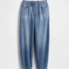 Baggy Taper-Jeans for barn