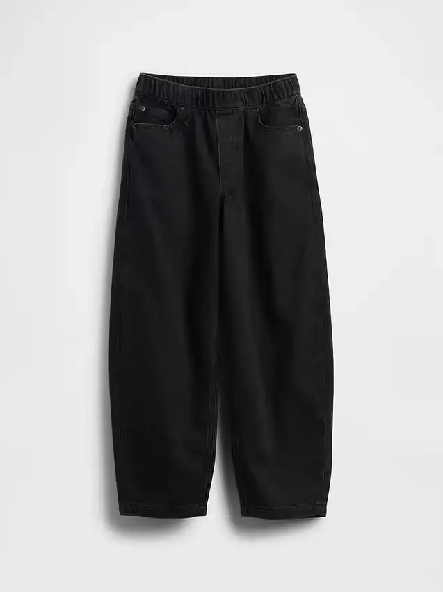 Baggy taper-Jeans for barn
