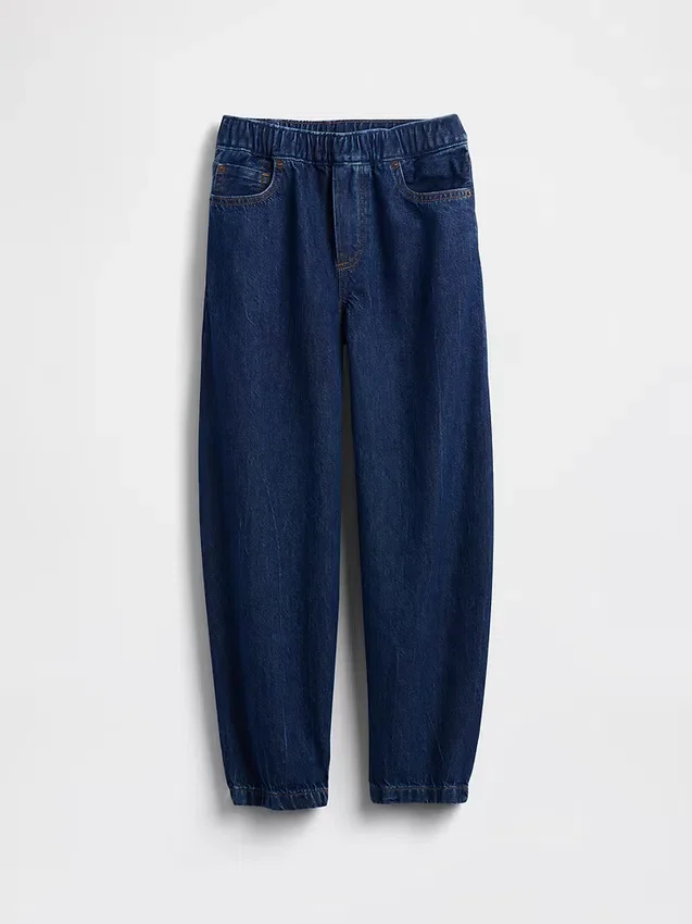 Baggy Taper-Jeans for barn